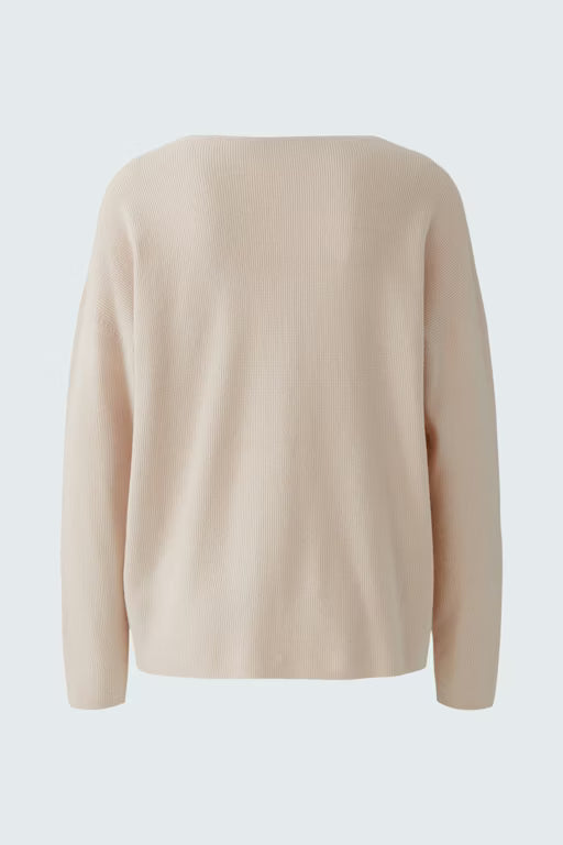 Oui Knitwear , the FREYJA pullover Sepia Rose