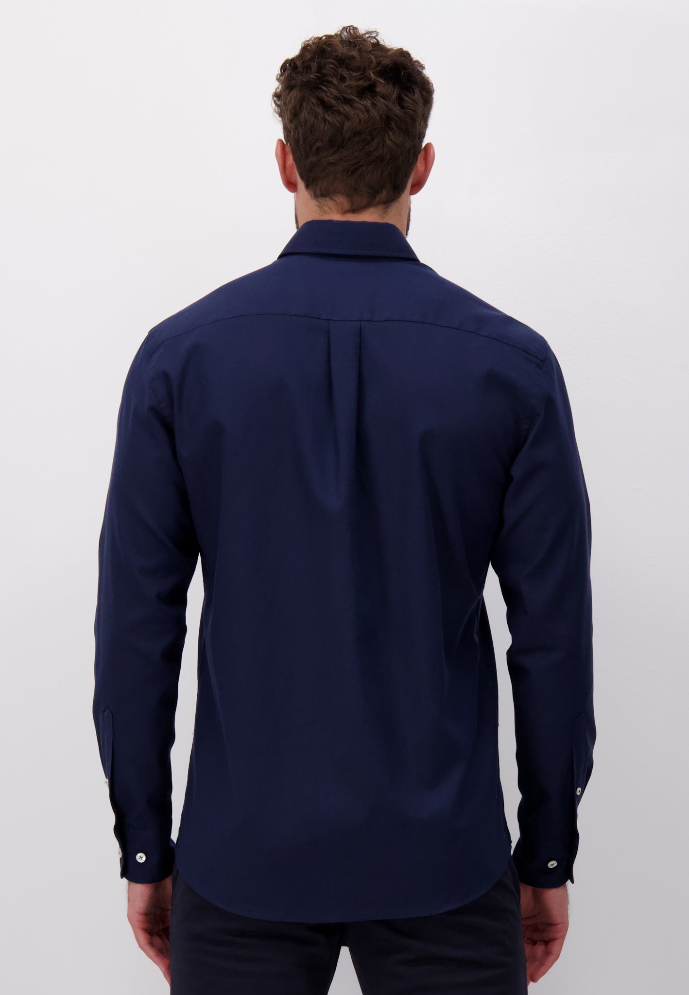 Fynch Hatton, The All Season Oxford Shirt, Long Sleeve, Button Down - Navy