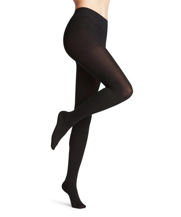 Falke Ladies, the Family Cotton Tights - Charcoal
