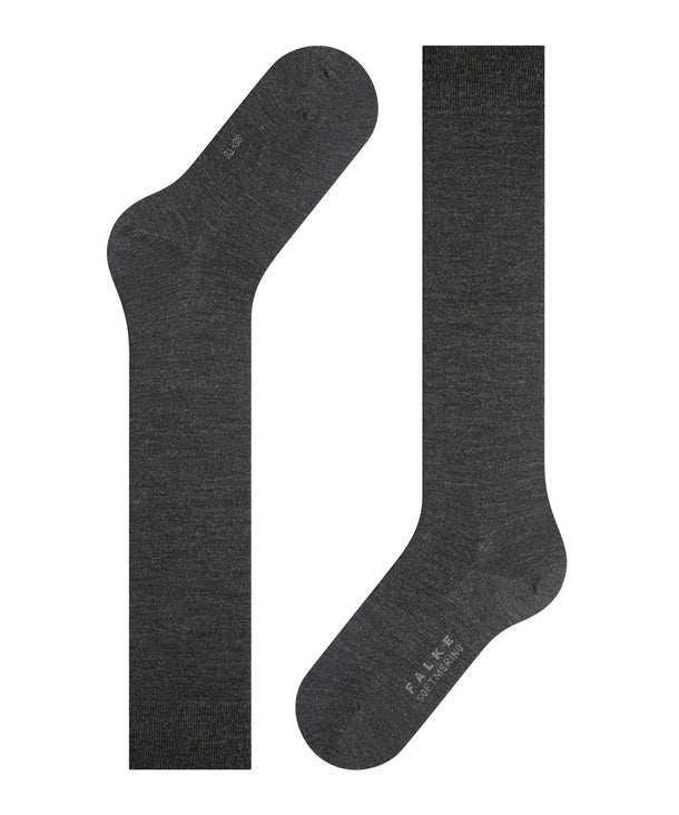 Falke Ladies, the Soft Merino Knee High - Charcoal