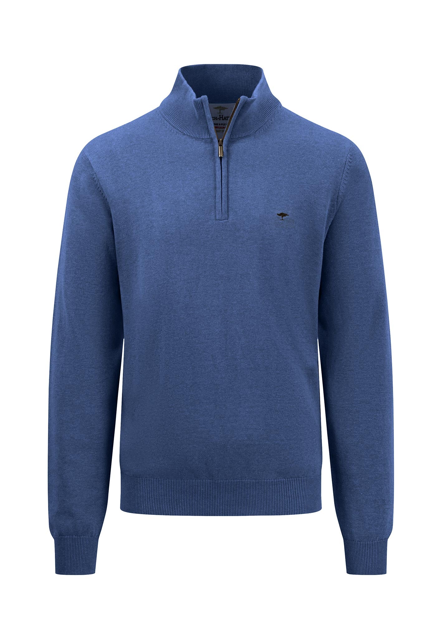 Fynch Hatton Half Zip Jumper (wave)