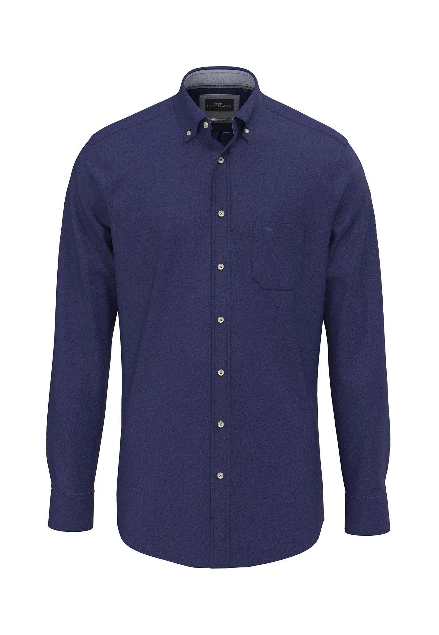 Fynch-Hatton Shirts - Essential Flannel, Button Down Long Sleeve Shirts