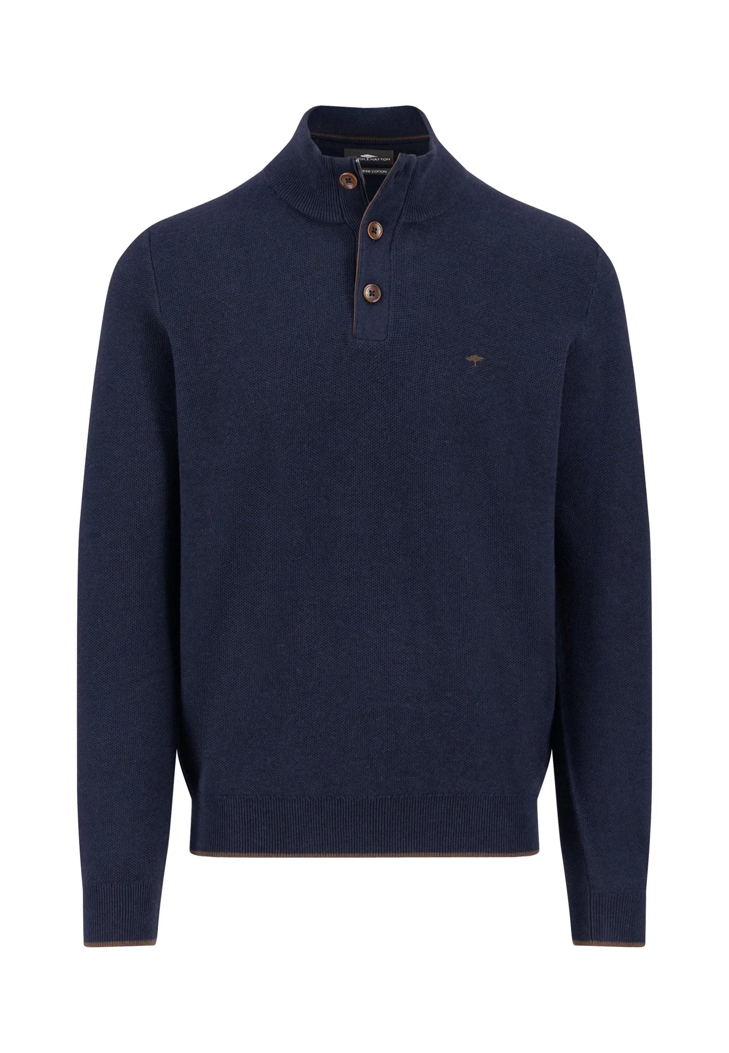 Fynch-Hatton Knitwear - Troyer Button, Structure