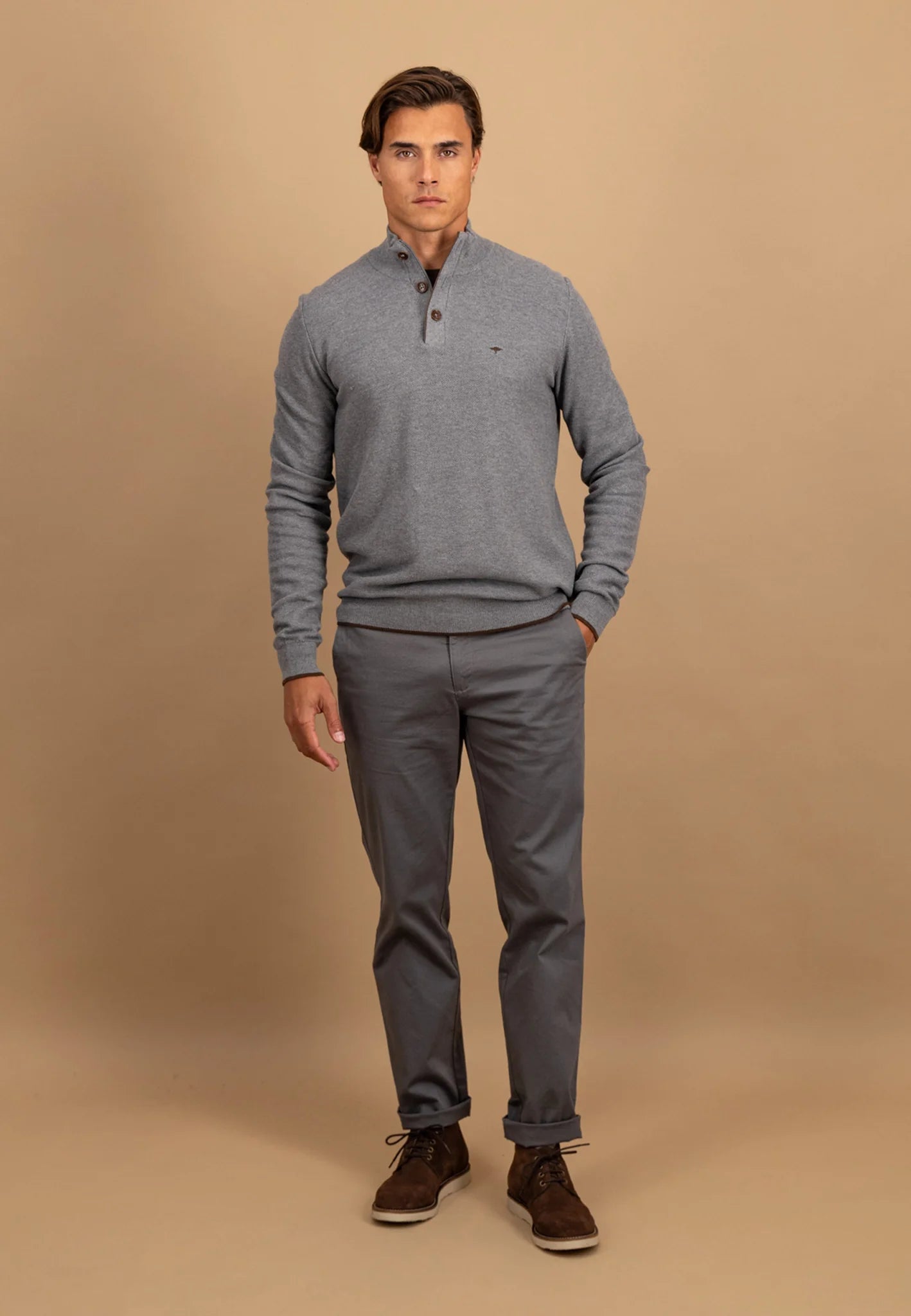 Fynch-Hatton Knitwear - Troyer Button, Structure
