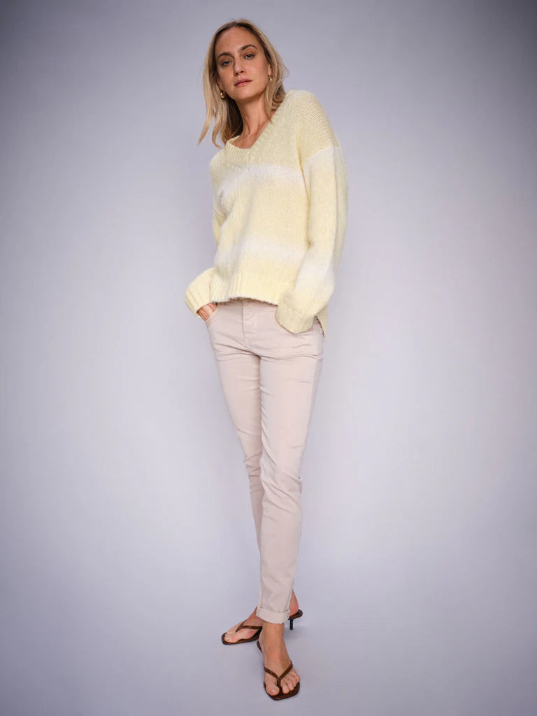 Mos Mosh Ladies, the MMNaomi Treasure Pant in 174 Feather Gray, Regular
