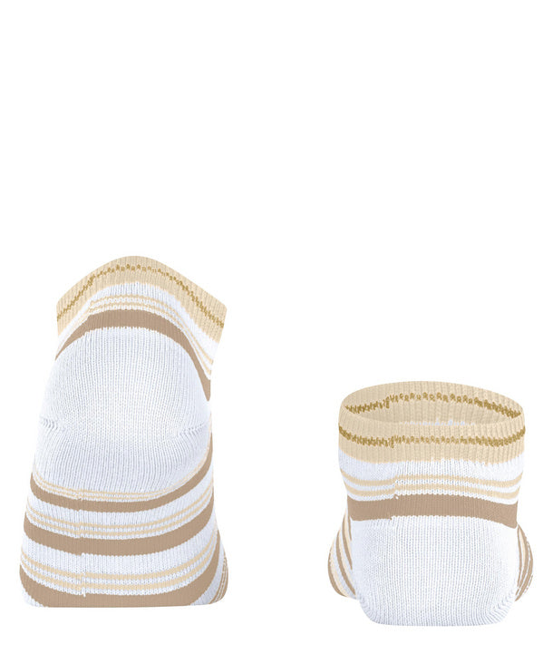 Smart Stripe Women Sneaker socks with sustainable cotton