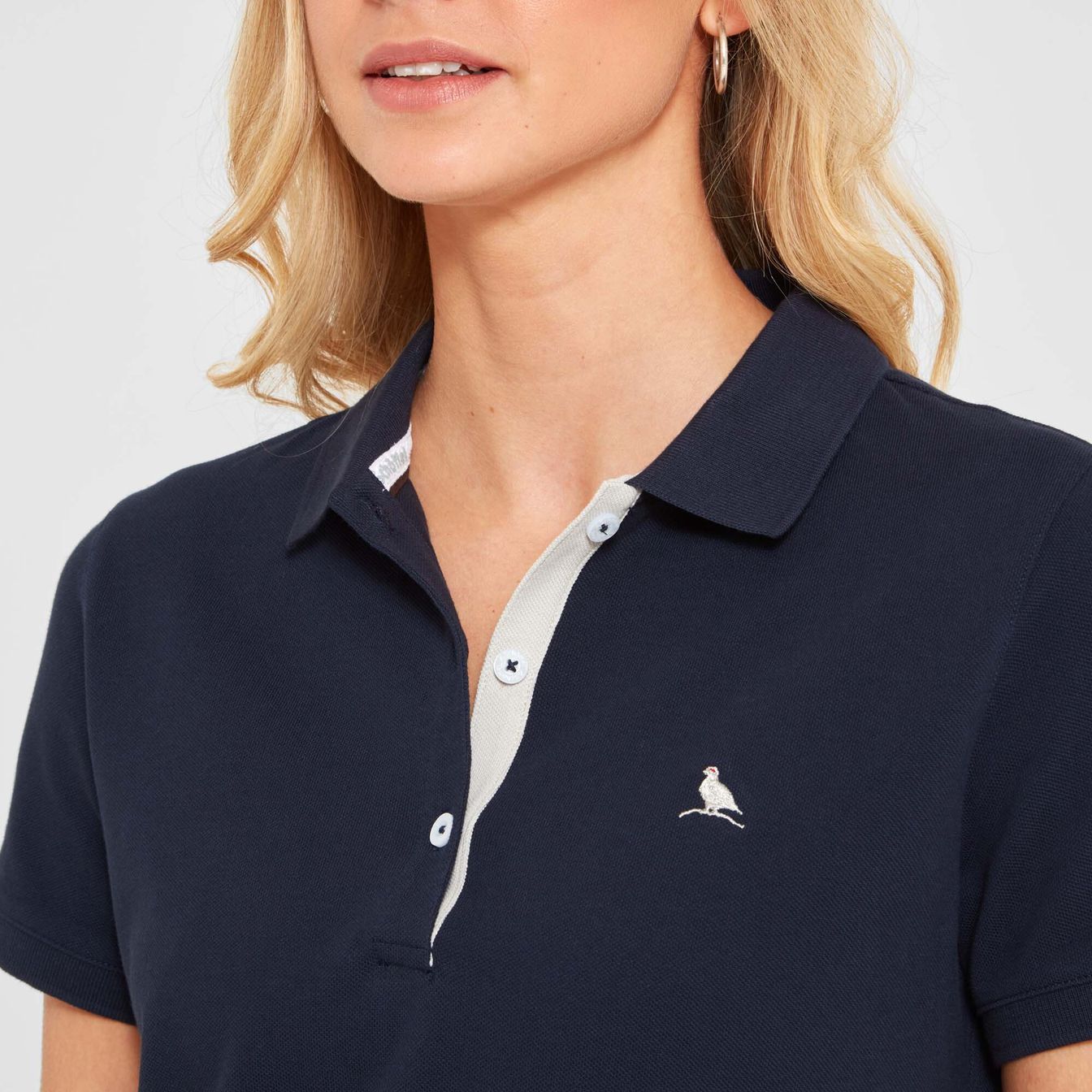 Schoffel Ladies, The Ladies St Ives Polo Shirt (Navy-8880)