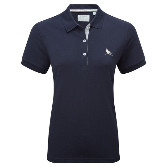 Schoffel Ladies, The Ladies St Ives Polo Shirt (Navy-8880)