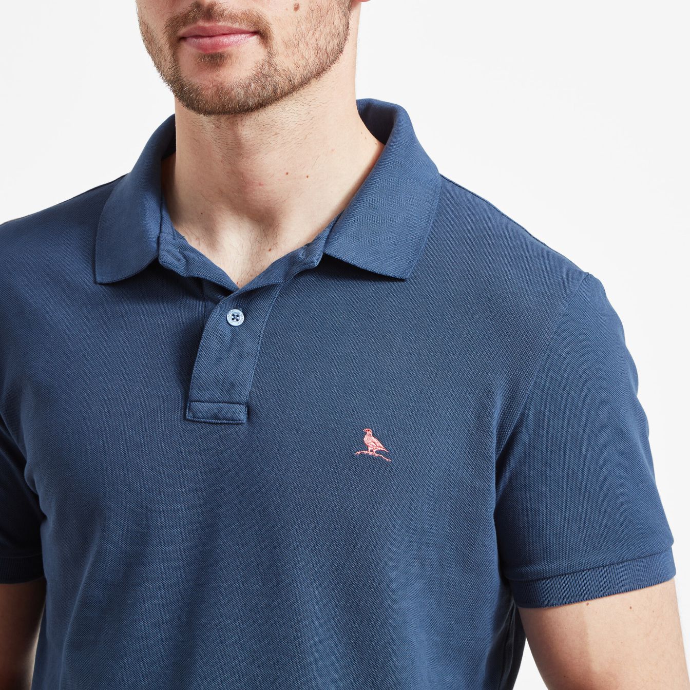 Schoffel St Ives Garment Dyed Polo Shirt (French Navy 8770)