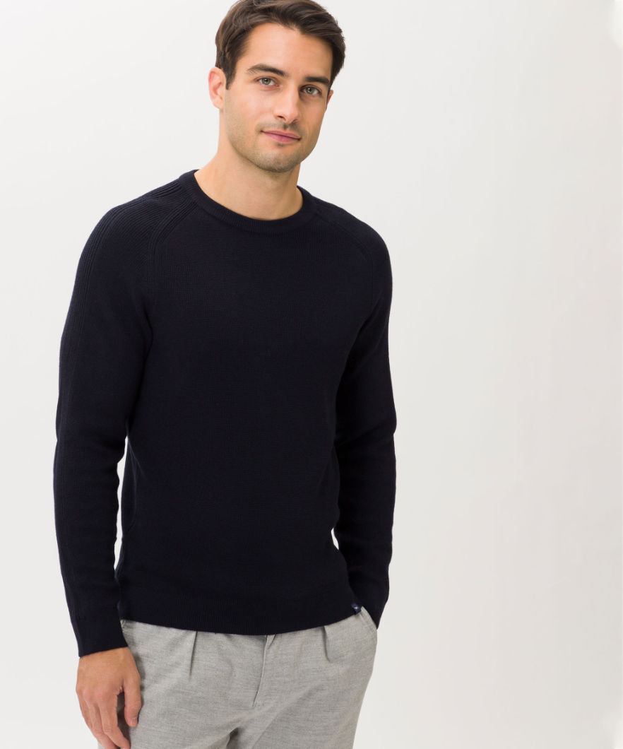 Brax Knitwear, the Roy Crew neck