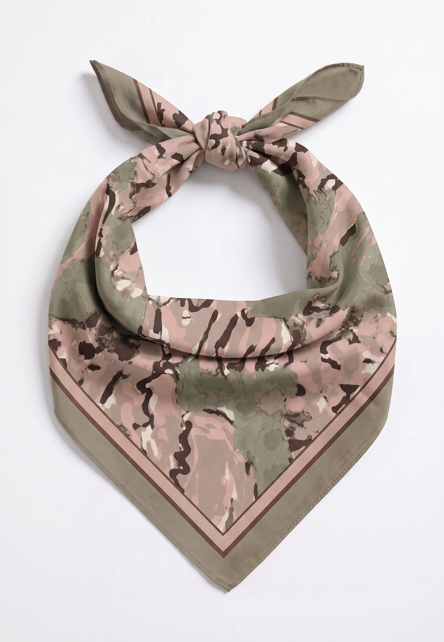 Fynch-Hatton Accessories, the Dusty Green Scarf Lion