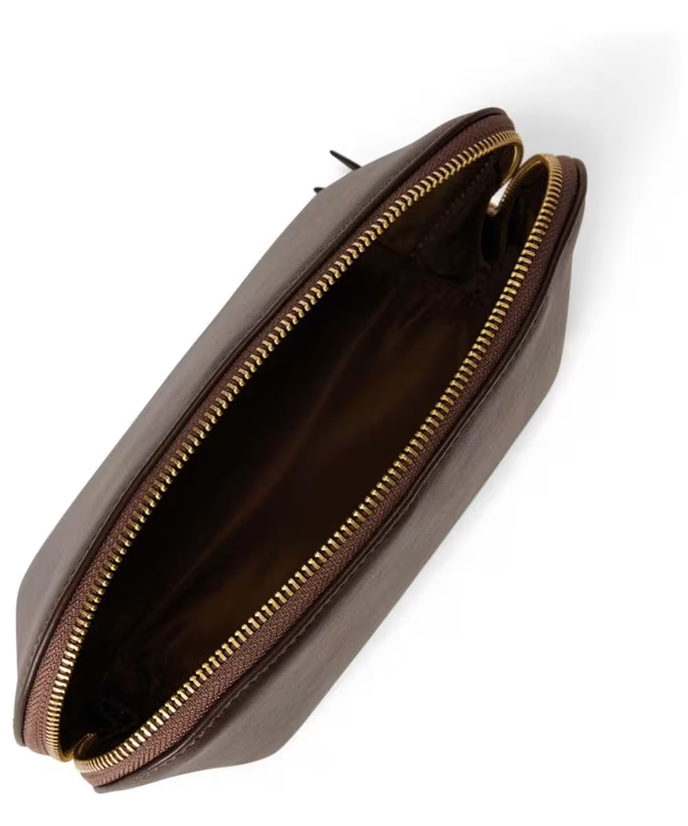 R.M. Williams Lucinda Large Cosmetic Case in Dark Chocolate
