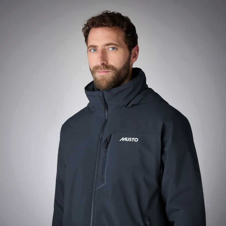 Musto , Mens Br1 Pl Midlayer Jacket in True Navy