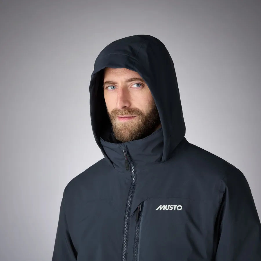 Musto , Mens Br1 Pl Midlayer Jacket in True Navy