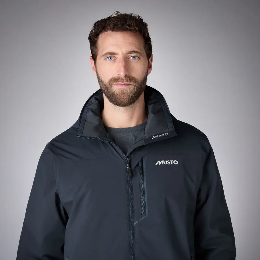 Musto , Mens Br1 Pl Midlayer Jacket in True Navy