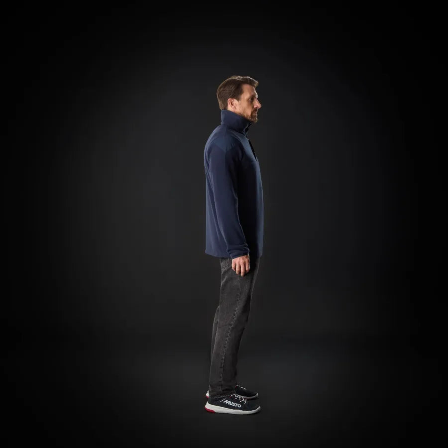 Musto , Mens Evo Pt 200 Pullover Fleece in Navy