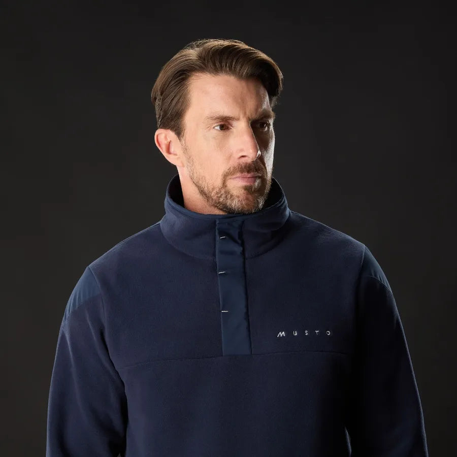 Musto , Mens Evo Pt 200 Pullover Fleece in Navy
