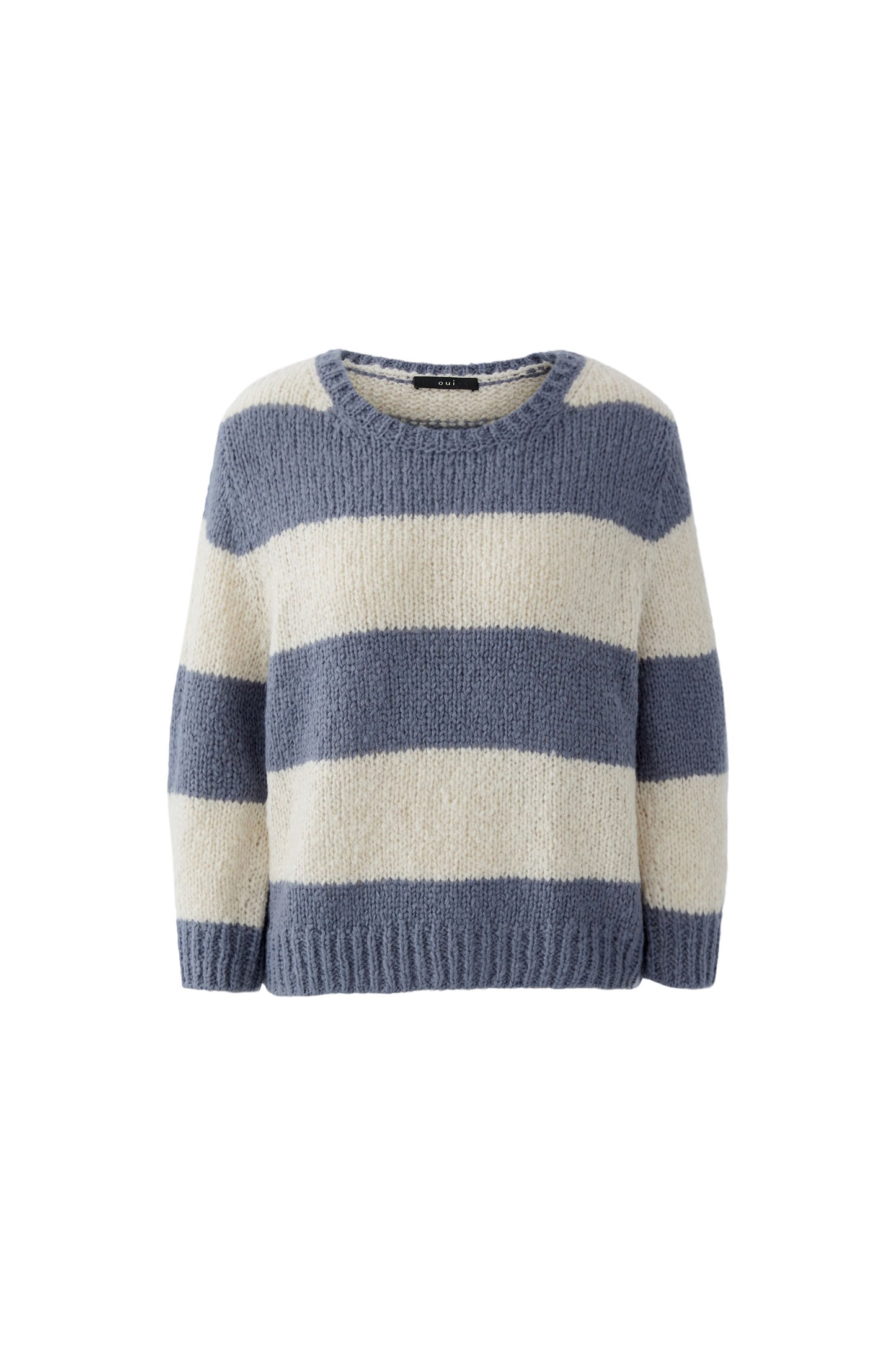 Oui Knitwear , the ESMY pullover Blue Stone