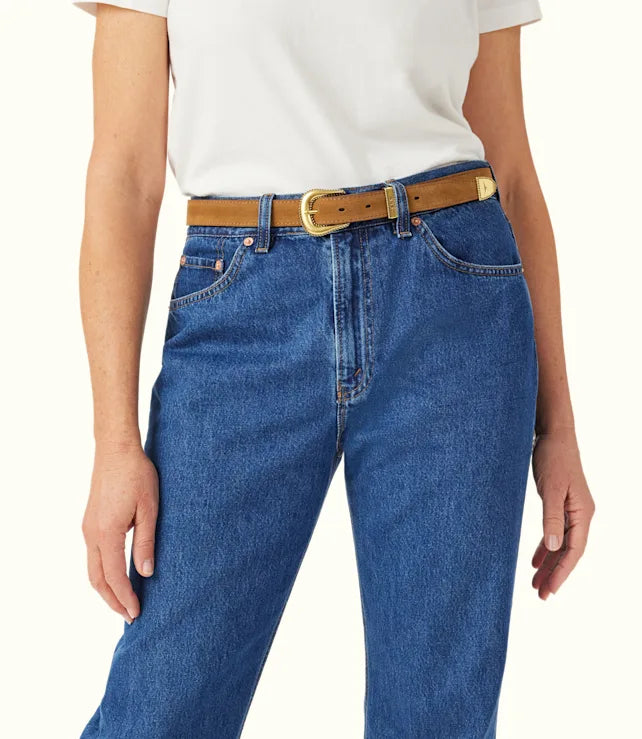 R.M. Williams, Agnes Belt - (Tobacco)