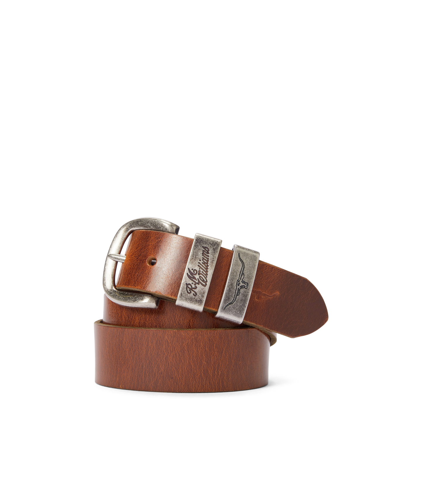 R.M. Williams Drover Belt in Mid Brown