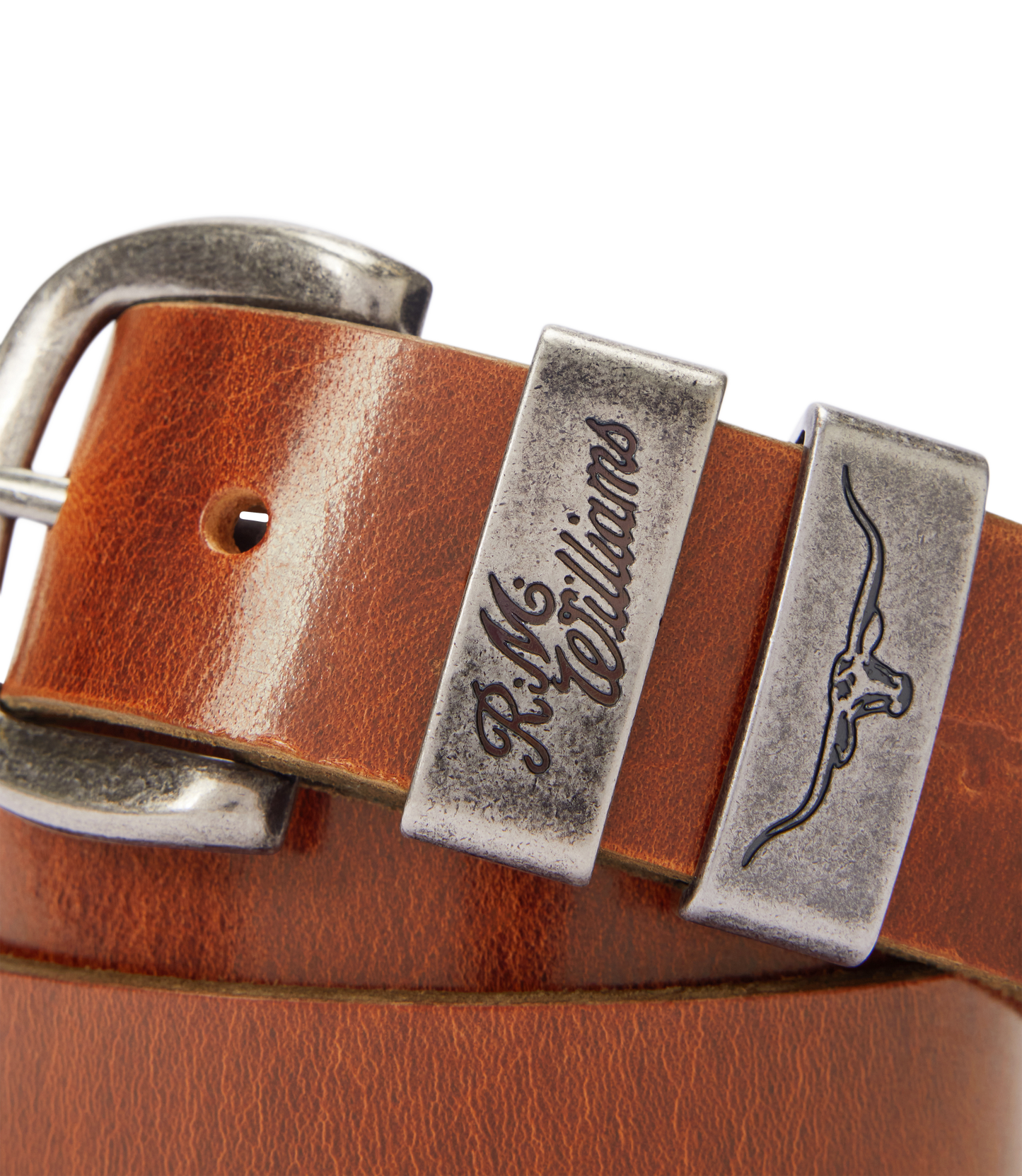 R.M. Williams Drover Belt in Mid Brown