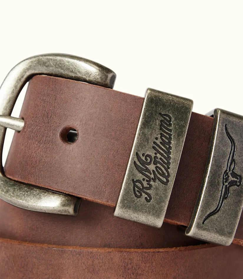 R.M. Williams Drover belt (Bark)