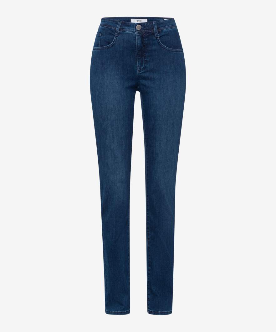 Brax Ladies, Mary Jeans - in Regular Used Blue 25