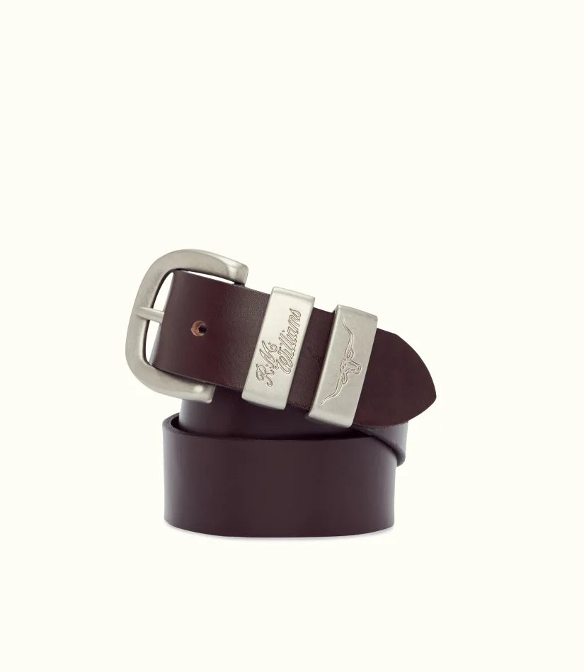 R.M. Williams, the Drover Belt in Chestnut