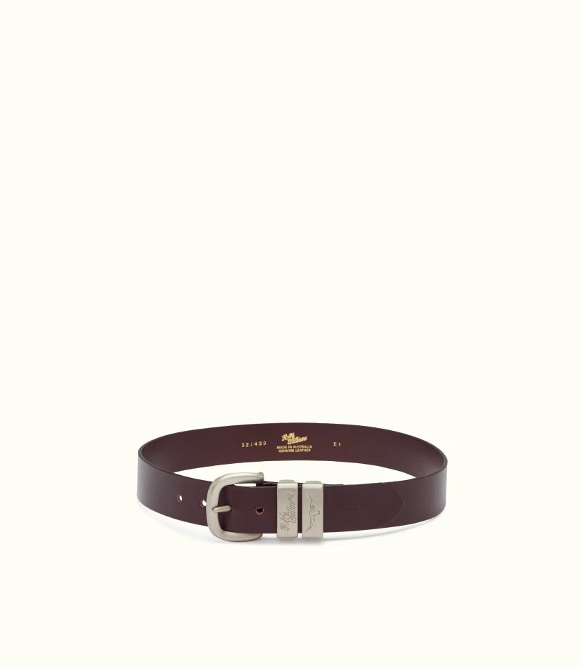 R.M. Williams, the Drover Belt in Chestnut