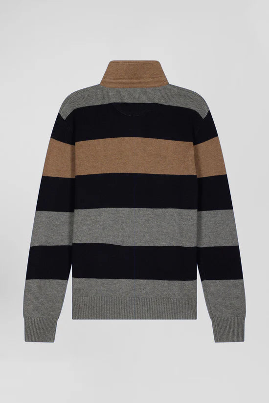 Eden Park Jumper In Steel Grey Chine (Grm19)