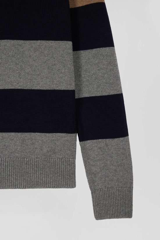 Eden Park Jumper In Steel Grey Chine (Grm19)