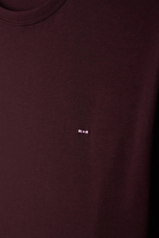 Eden Park Short Sleeve T Shirt In Fudge (Bxf3)