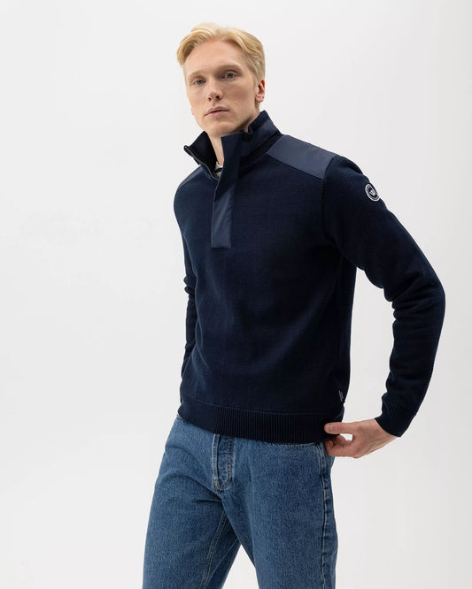 Holebrook Sweden Eskil T-Neck Wp, In Navy