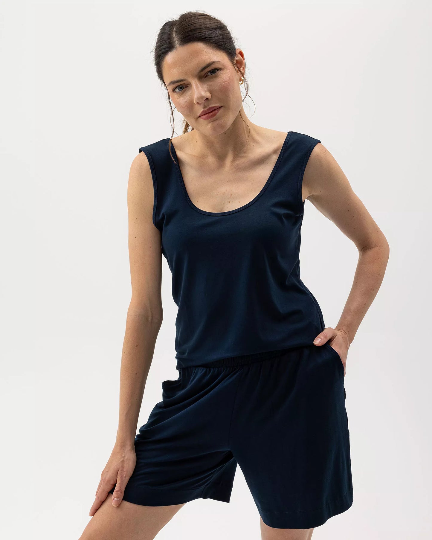Holebrook Ladies, Esther Tank Top, in Navy