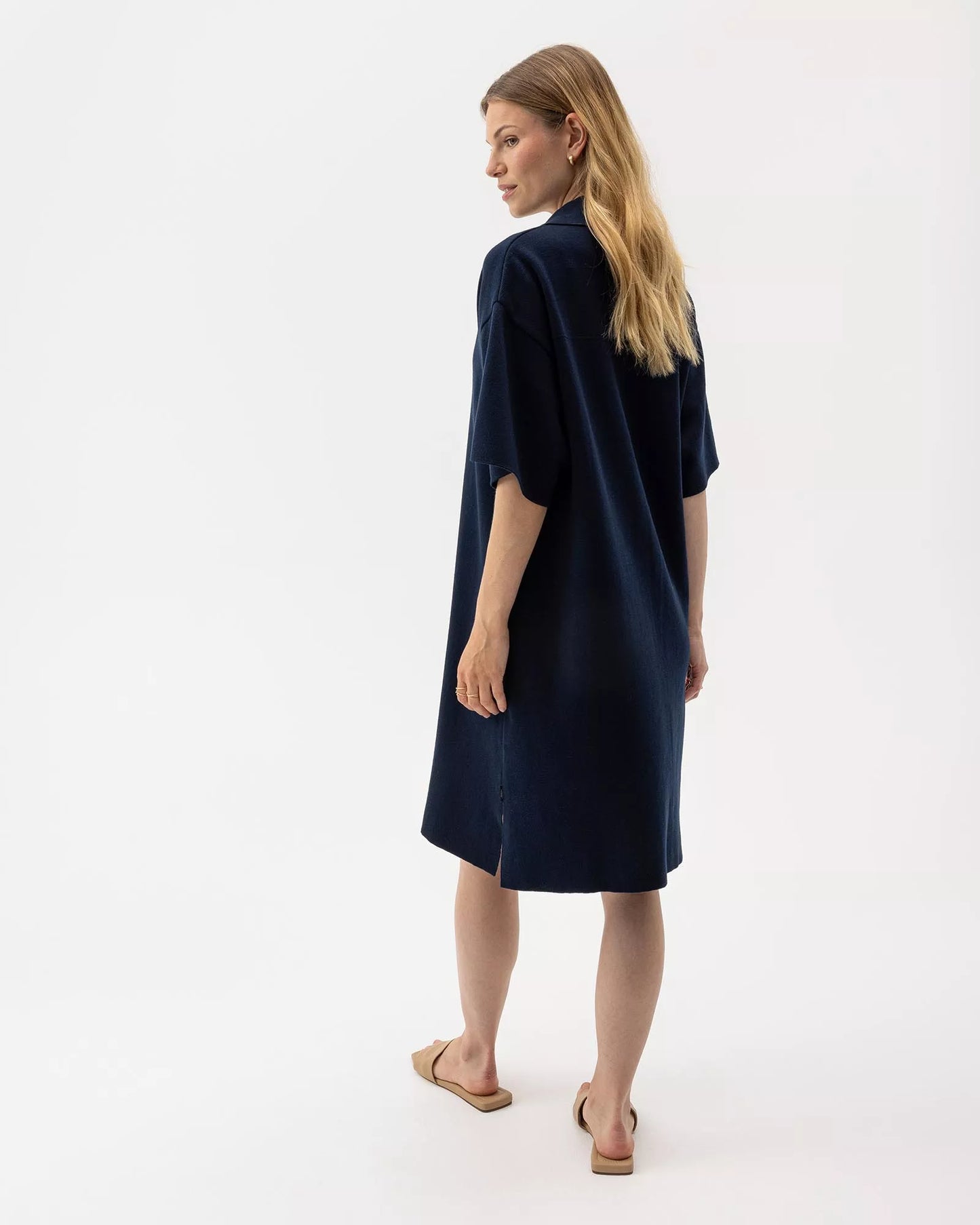 Holebrook Ladies, Jane Shirt Dress, in Navy