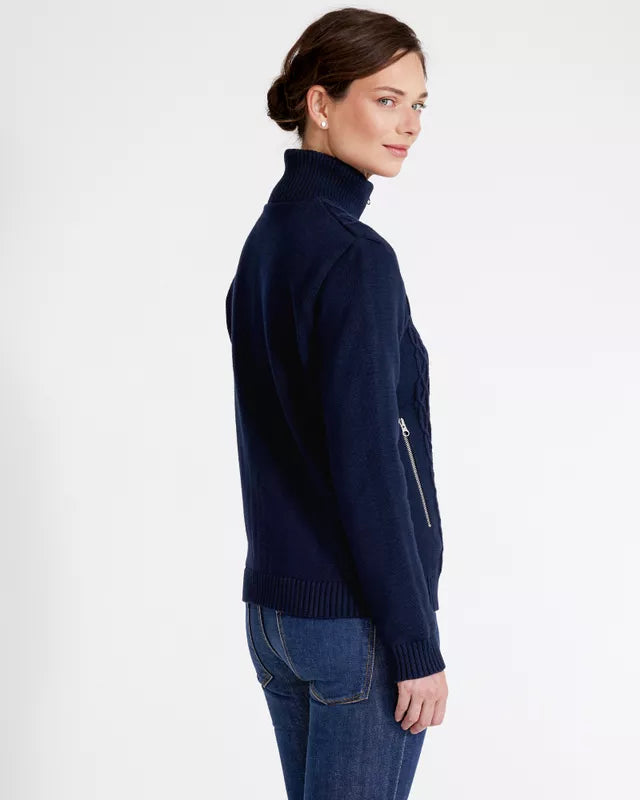 Holebrook Ladies, the Marianne Fullzip WP in Navy (290 Navy)