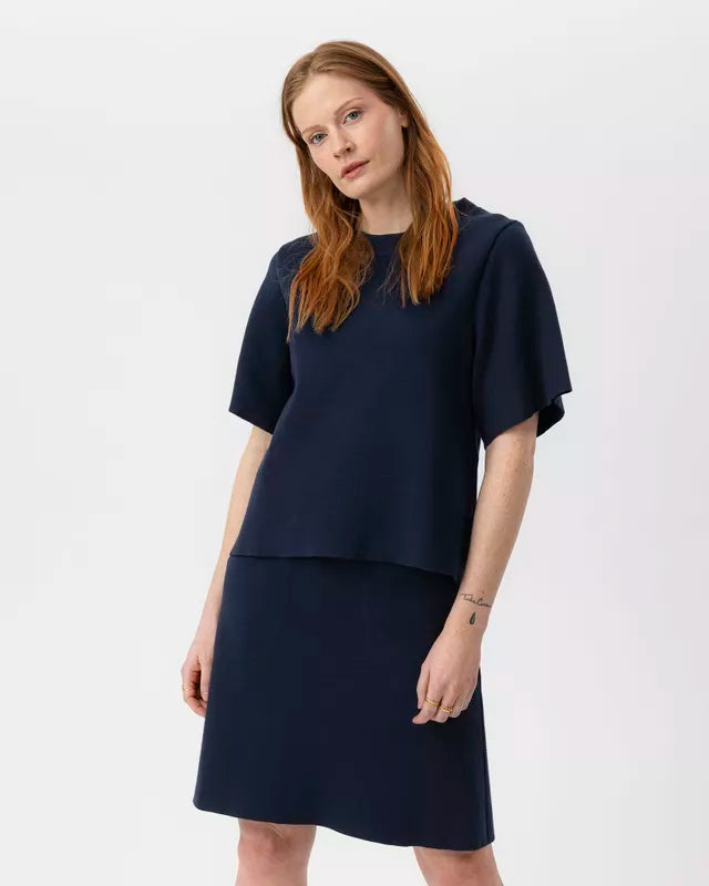 Holebrook Ladies, the Nadja Tee in Navy (290 Navy)