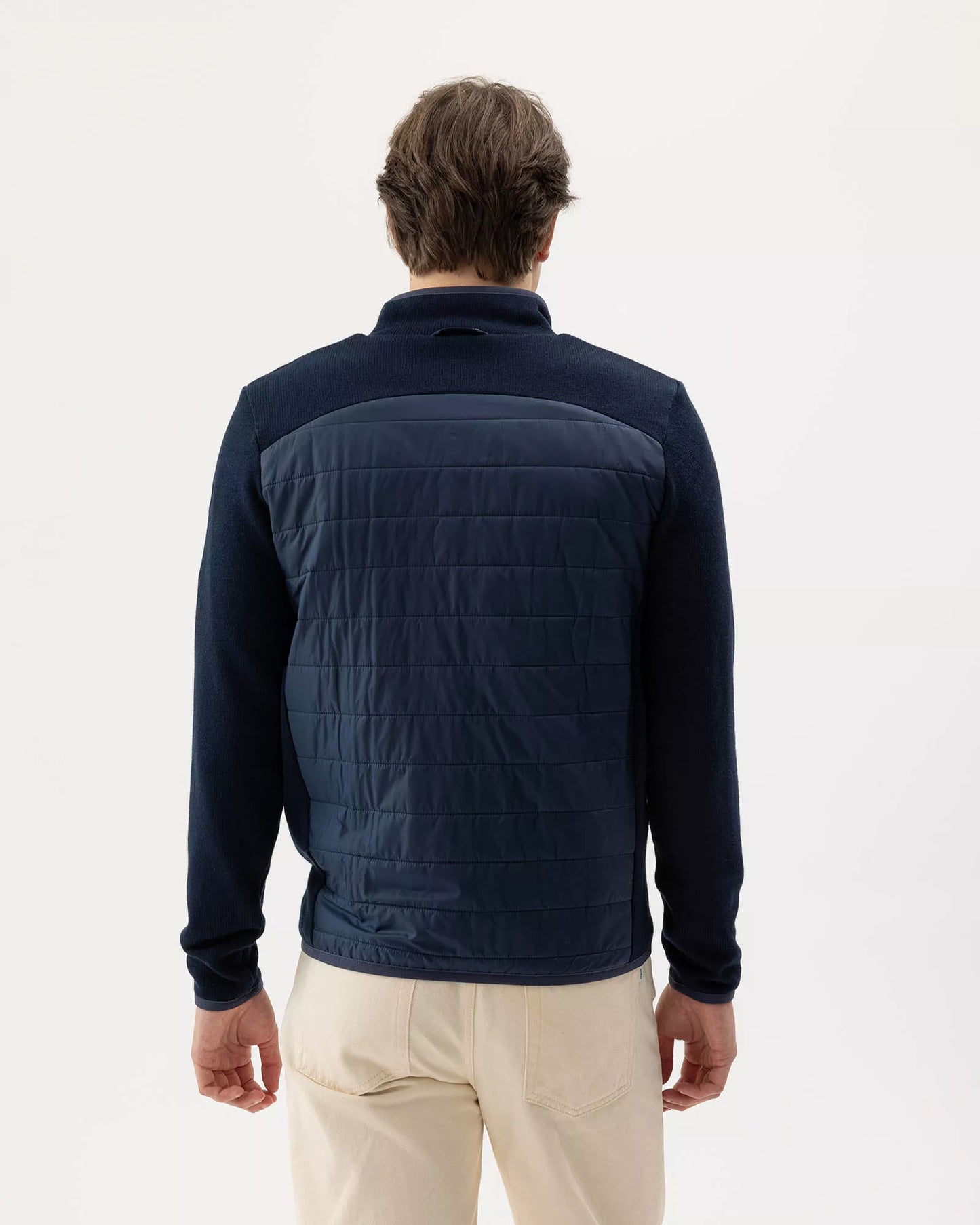 Holebrook Mens, the Peder Fullzip WP in 290-Navy