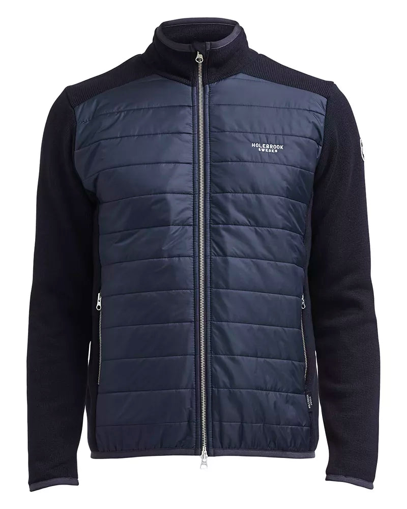 Holebrook Mens, the Peder Fullzip WP in 290-Navy