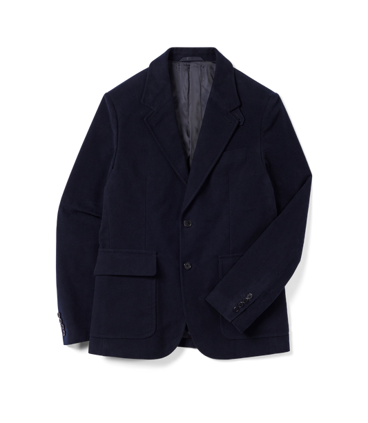 R.M. Williams Field Moleskin Blazer in Navy