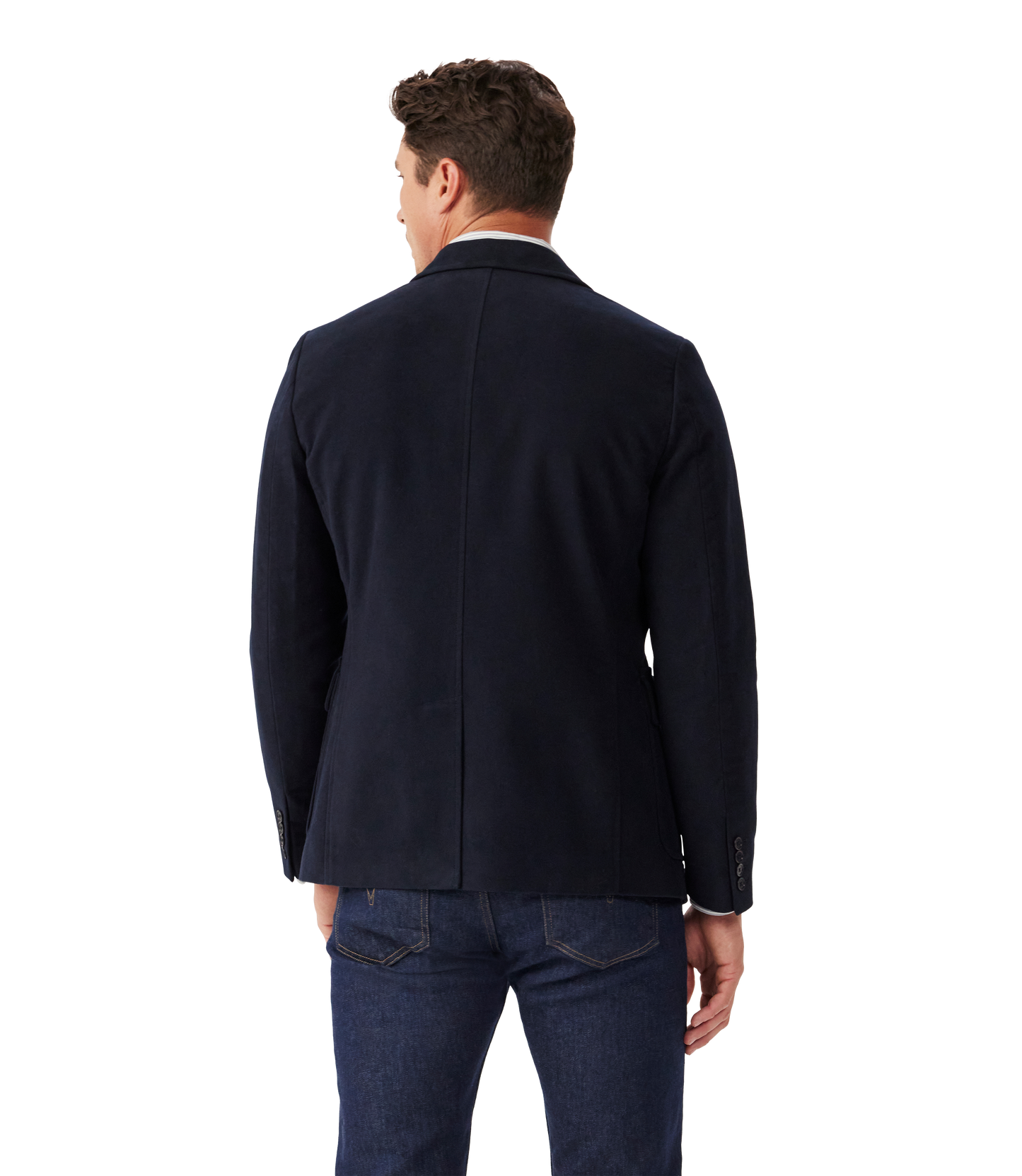 R.M. Williams Field Moleskin Blazer in Navy