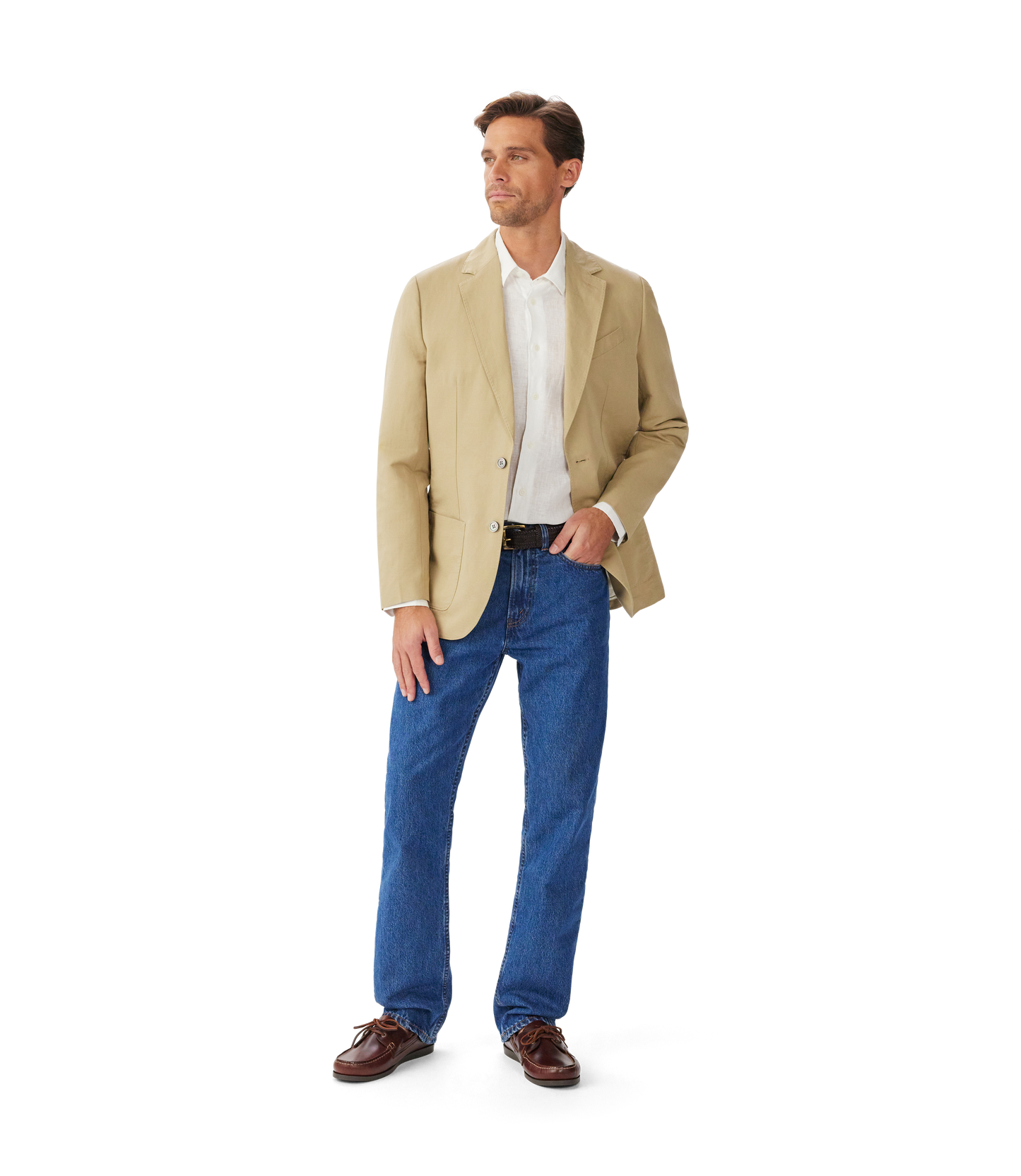 R.M. Williams, the Society Cotton Linen Blazer