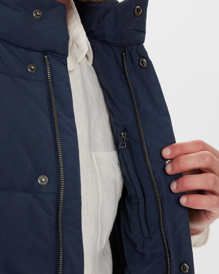 R.M Williams Jackets & Coats, The Paddington Vest in Navy