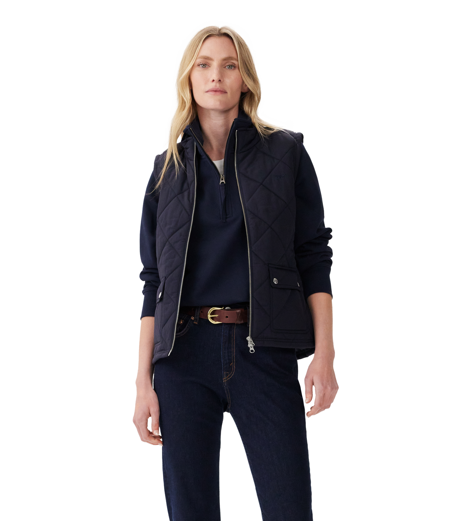 R.M. Williams Willippa Vest in Navy
