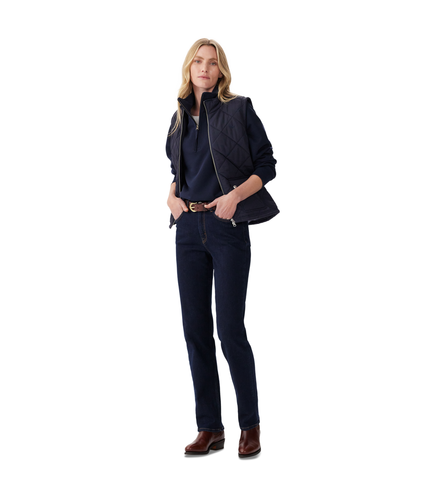 R.M. Williams Willippa Vest in Navy