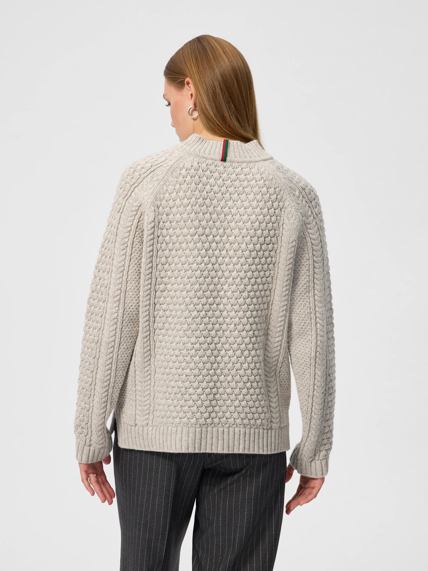Redgreen, Jamie Roll Neck - (420 Off White Melange)