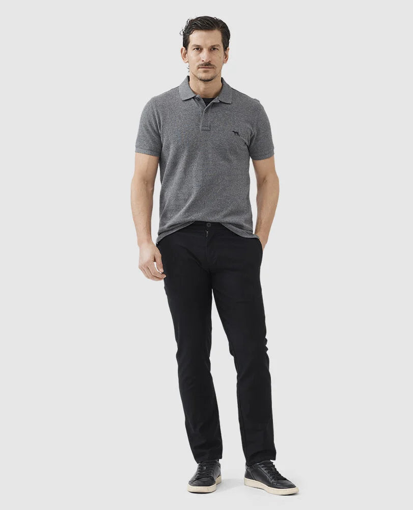 Rodd & Gunn, The Gunn Polo in Tungsten (Tungsten)