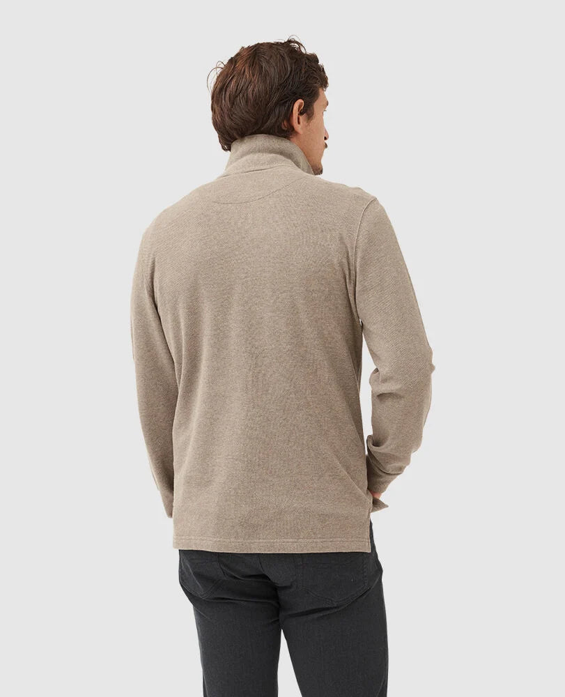 Rodd & Gunn, Gunn Polo Longsleeve - (Latte)