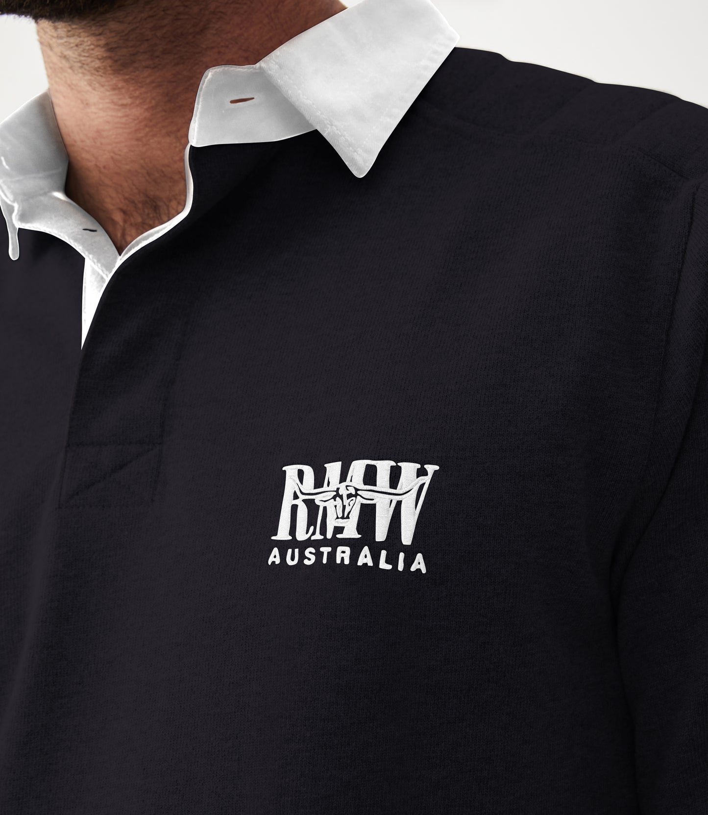 R.M. Williams Classic RMW Rugby in Navy