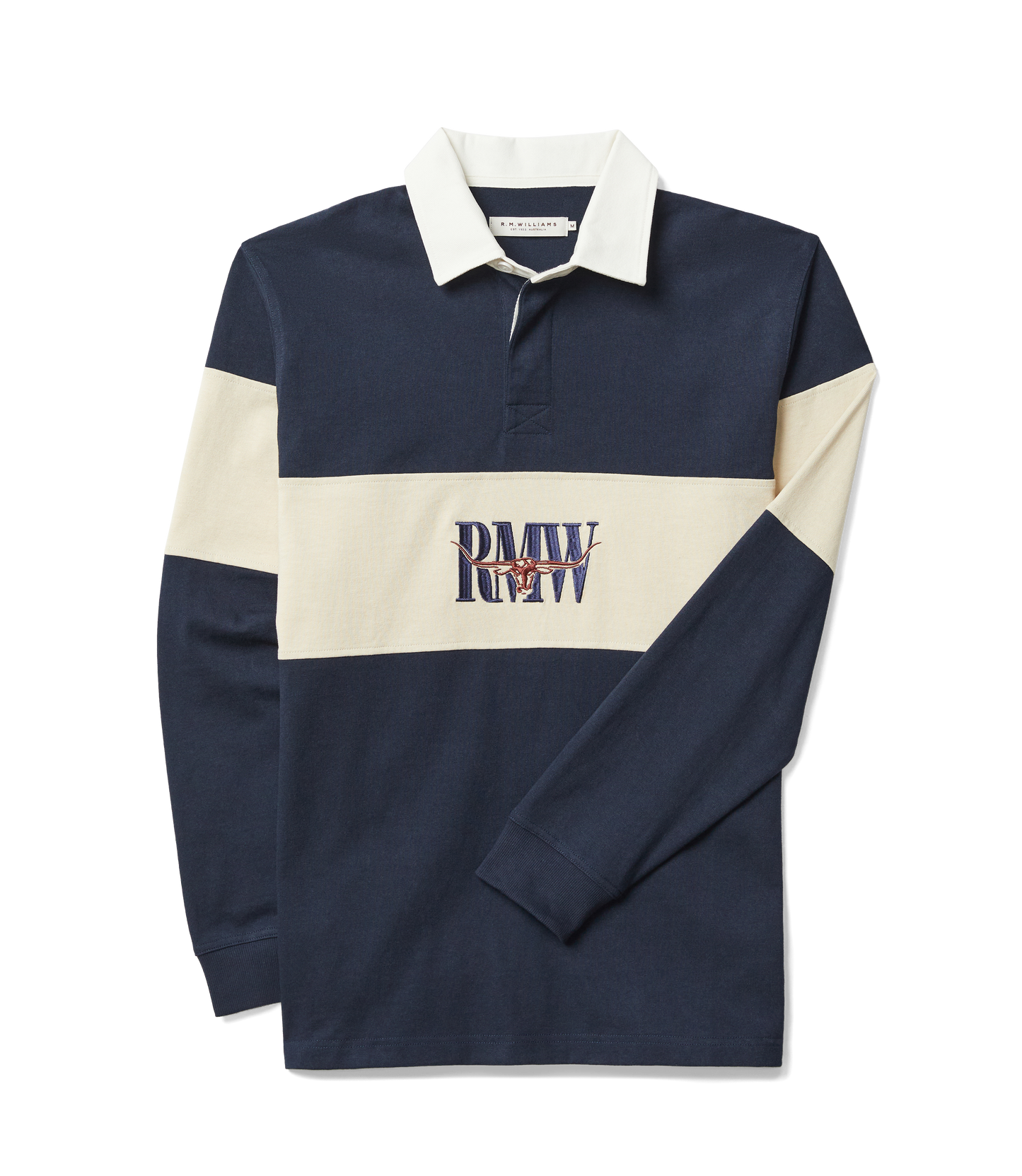 R.M. Williams Heritage Rugby in Navy Sand